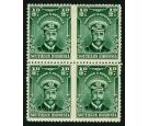 SG1a. 1924 1/2d Blue-green. 'Imperforate Between, Horizontal Pai