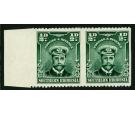 SG1c. 1924 1/2d Blue-green. 'Imperforate Vertically, Horizontal