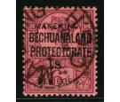 SG14. 1900 1/- on 6d Purple/rose-red. Brilliant used...