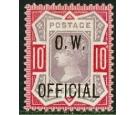 SG O35. 1902 10d Dull purple and carmine. Superb fresh mint...