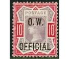 SG O35. 1902 10d Dull purple and carmine. Superb fresh mint...