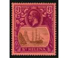 SG96. 1922 £1 Grey and purple/red. Superb well centred mint...