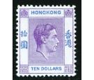 SG162b. 1947 $10 Reddish violet and blue. Brilliant fresh U/M...