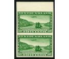 SG193c. 1931 50c Green. 'Imperforate Pair'. Brilliant fresh...