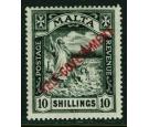 SG121. 1922 10/- Black. Superb fresh mint...