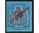 SG120b. 1922 2/- Purple and blue/blue. 'Broken Crown and Scroll'