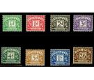 SG D19-D26. 1936 Set of 8. Superb fresh mint...