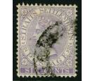 SG66w. 1884 6c Lilac. 'Watermark Inverted'. Very fine used...