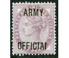 SG O43a. 1896 1d Lilac. "OFFICIAI". Very fine fresh mint..