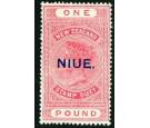 SG37c. 1928 £1 Rose-pink. Superb fresh well centred...