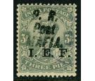 SG M43. 1916 3p Grey. Superb fine used...