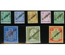 SG106-113. 1922 Set of 8. Superb fresh mint...