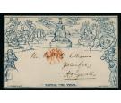 1840. 2d. Mulready Letter sheet. Superb used from Mold...