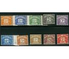 SG D46-D55. 1955 Postage Due Set Post Office Fresh N/H