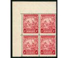 SG249. 1940 1d Scarlet. 'Perforation 13 1/2 x 13'. Superb fresh