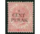 SG31. 1887 1c on 2c Pale rose. Superb fresh well...