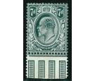 SG249a. 1902 7d Deep grey-black. A beautiful U/M lower sheet...