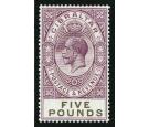 SG108. 1925 £5 Violet and black. Beautiful fresh U/M mint...