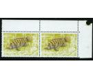 SG277a. 1971 1/2c Crana Fish. 'Black Omitted'. Top sheet margina