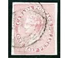 SG17. 1857 1/2d Deep rose. A superb fine used...