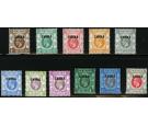 CHINA SG18-28. 1922 Set of 11. Superb fresh mint...