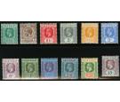 SG86-100. 1921 Set of 12. Superb fresh mint...