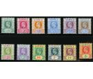 SG45-56. 1902 Set of 12. Superb fresh mint...