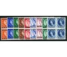 SG110-119. 1956 Set of 9. All in brilliant fresh U/M...