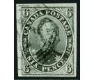 SG10. 1852 6d Greenish grey. Superb fine used...