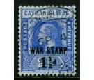 SG55. 1917 1 1/2d on 2 1/2d Deep blue. Brilliant fine used...