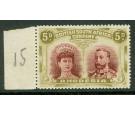 SG175. 1910 5d Lake brown and olive. Brilliant fresh sheet...