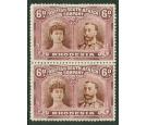 SG176. 1910 6d Brown and mauve. 'Perforation 15'. A very fine mi