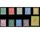 SG35-47. 1908 Set of 10. A fantastic fresh mint...