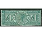 SG212. 1891 £1 Green. Superb fresh mint...