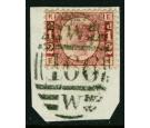 1870. 1/2d Rose-red. Plate 9. Superb fine used...