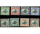 SG38-45a. 1906 Set of 8. Superb fresh mint...