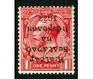 SG2a. 1922 1d Scarlet. 'Overprint Inverted'. Superb mint...