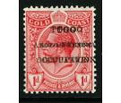 SG H35g. 1915 1d Red. 'Overprint Double'. Superb fresh mint...