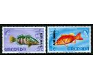 SG501a-502a. 1972 Fish 'Overprint Double'. Brilliant fresh...