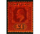 SG124. 1912 £1 Purple and black/red. Superb fresh mint...