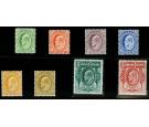 SG43-50. 1904. Set of 8. Superb fresh mint with brilliant...