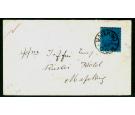 SG18. 1900 Neat Local Cover bearing especially fine 1d...