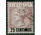 SG17ab. 1889 25c on 2d Brown-purple. Small 'I'. Superb...