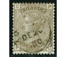 SG154wi. 1880 4d Grey-brown. Plate 17. 'Watermark Inverted'. Sup
