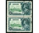 SG116a. 1935 6d Green and indigo. 'Extra Flagstaff'. Superb fine