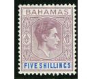 SG156. 1938 5/- Lilac and blue. Brilliant fresh U/M...