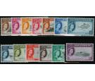 SG57-69. 1956 Set of 13. All brilliant fresh U/M mint...