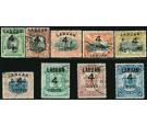 SG102-110. 1899 Set of 9. All superb fine used...