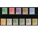 SG272-282. 1921 Set of 11. Superb fresh mint...