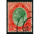 SG17. 1916 £1 Green and red. Superb fine used...